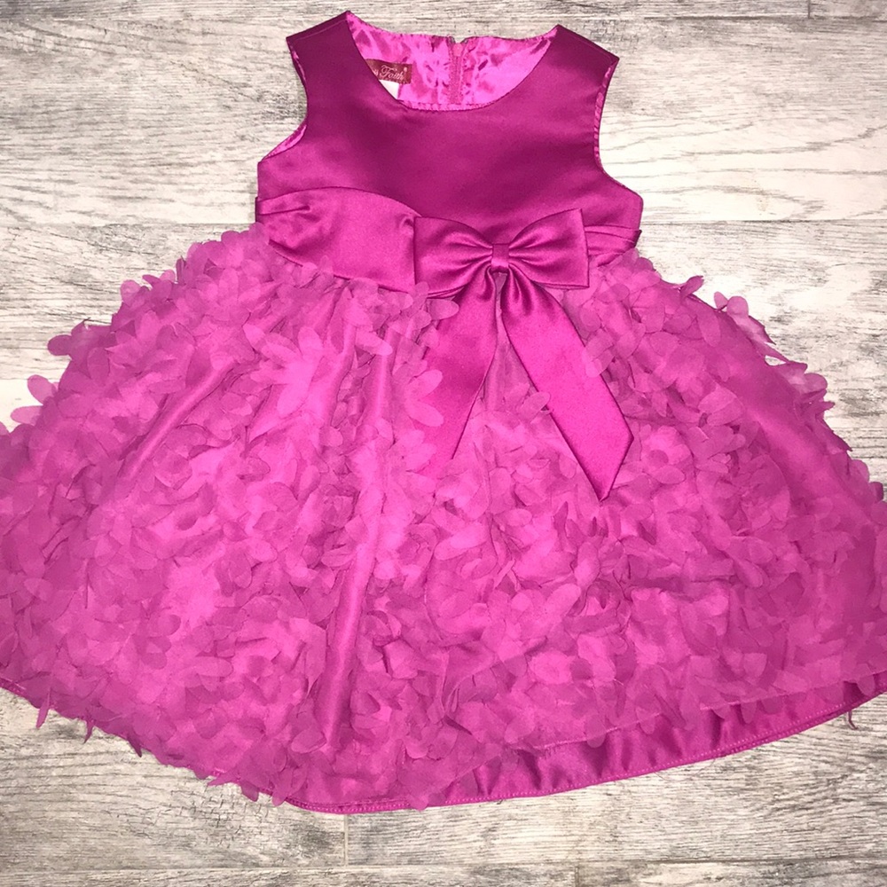 Pink flower dress